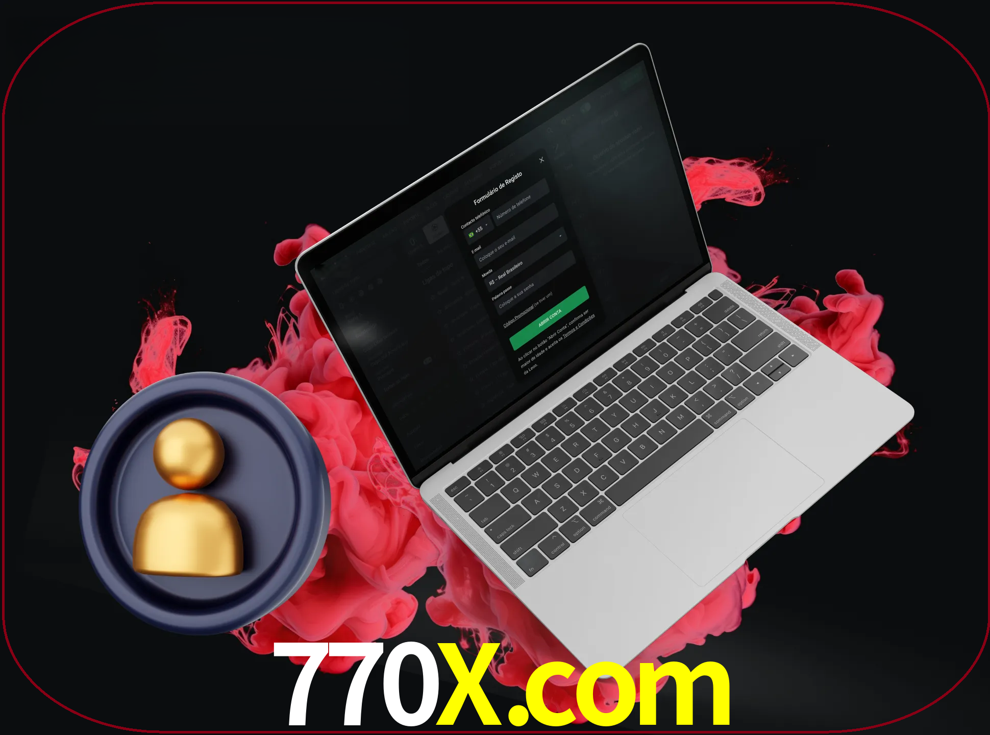 No cabeçalho do site 770x, clique no botão que o levará a um formulário especial onde terá de introduzir as suas informações actuais.